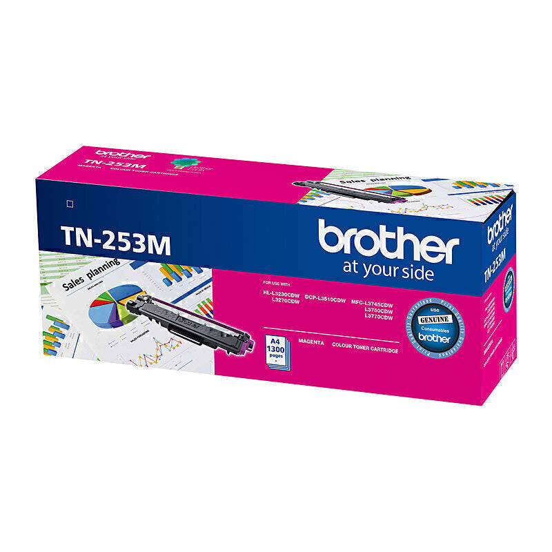 Genuine Brother TN253 Magenta Toner Cartridge