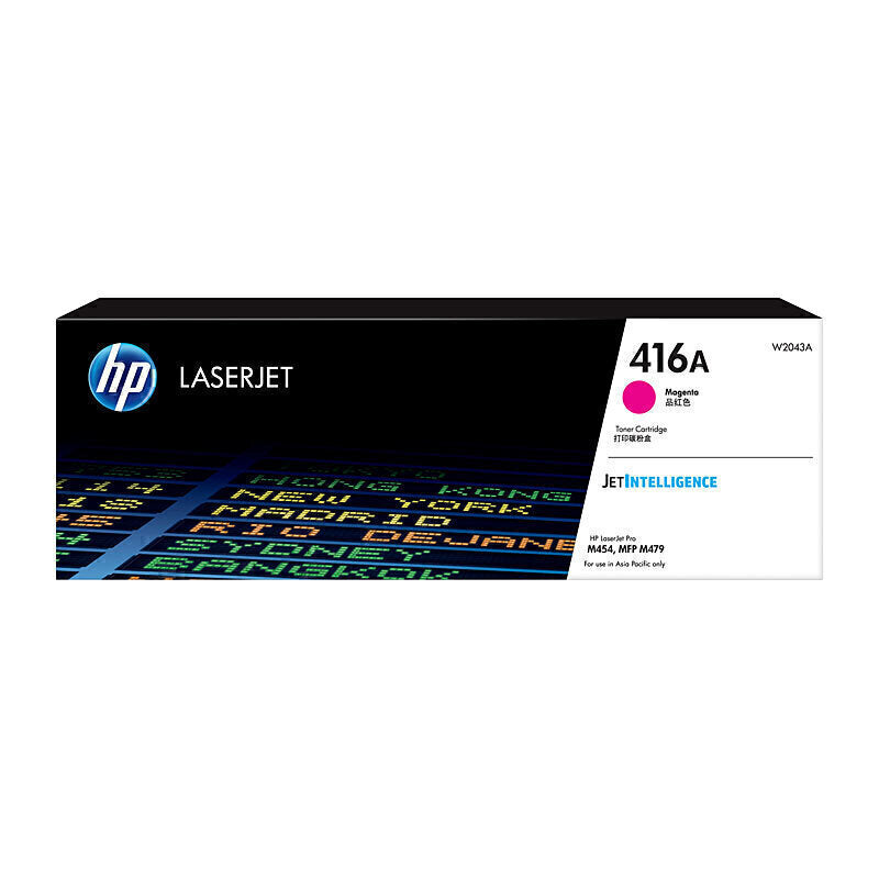 Genuine HP #416A Magenta Toner W2043A