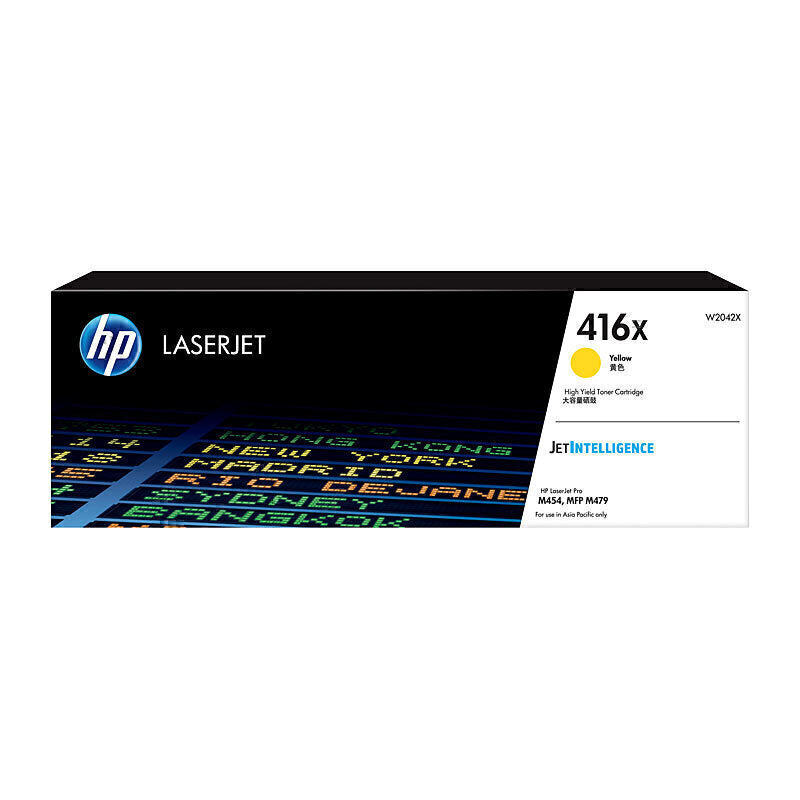 Genuine HP #416X Yellow Toner W2042X