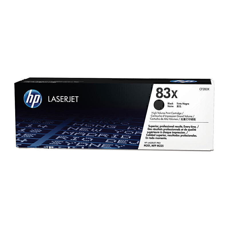 Genuine HP #83X Black Toner CF283X