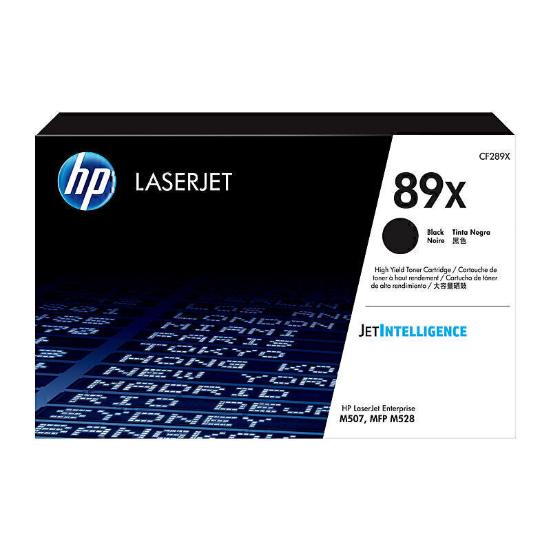 Genuine HP #89X Black Toner CF289X