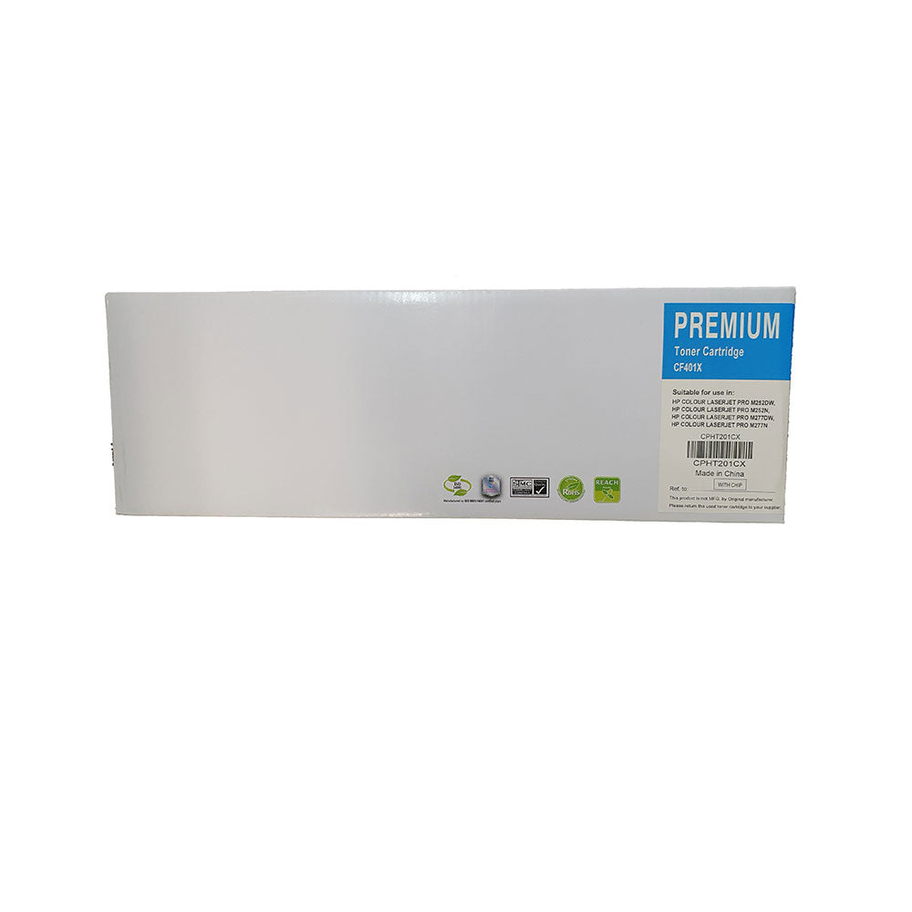 CF401X HP compatible cyan toner