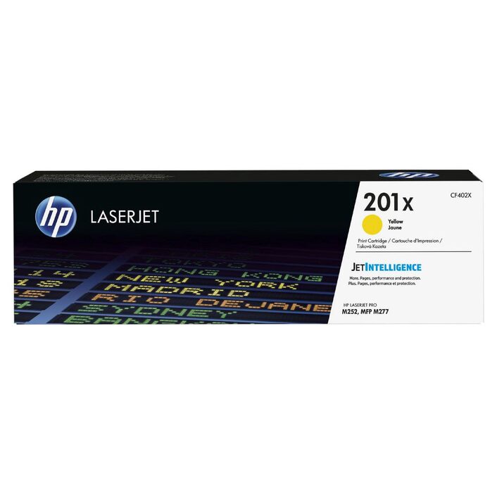 HP 201X CF402X genuine yellow laserjet toner
