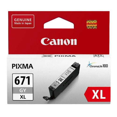Canon CLI671XL genuine grey ink refill