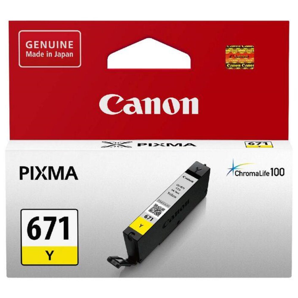CLI671 Canon genuine yellow ink
