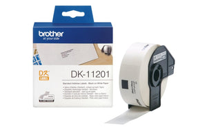 Brother DK-11201 Standard White Address Labels 29mm x 90mm