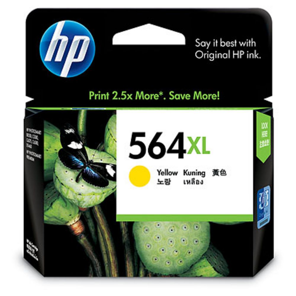 HP564XL Genuine Yellow Ink Cartridge