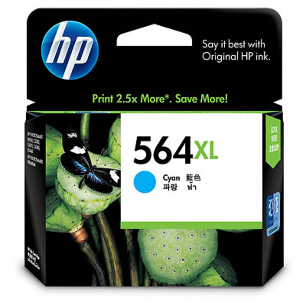 HP564XL Genuine Cyan Ink Cartridge