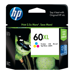 HP60XL Genuine Tri-Colour Ink Cartridge