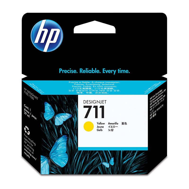 HP711 Genuine Yellow Ink Cartridge