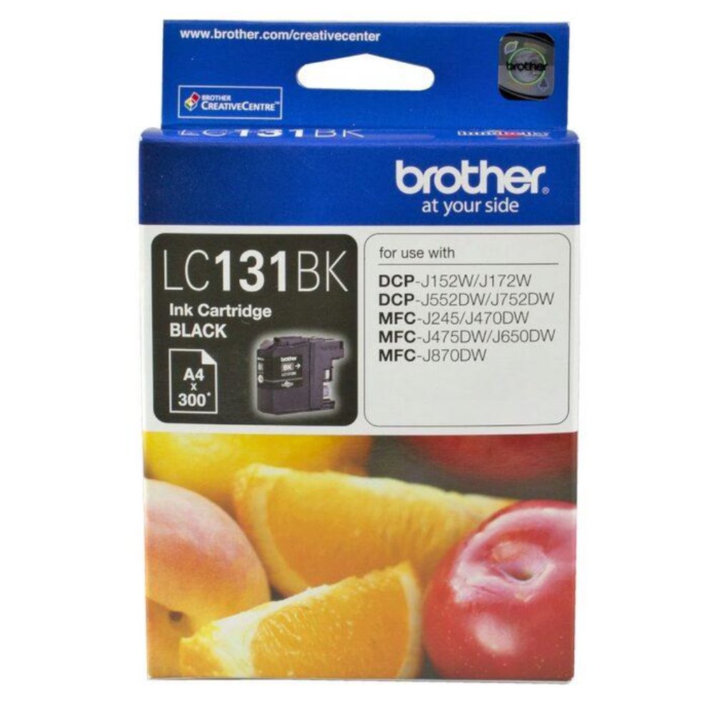 LC131 Genuine Brother Black Ink
