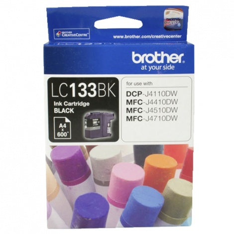 Brother LC133BK Genuine Black Ink