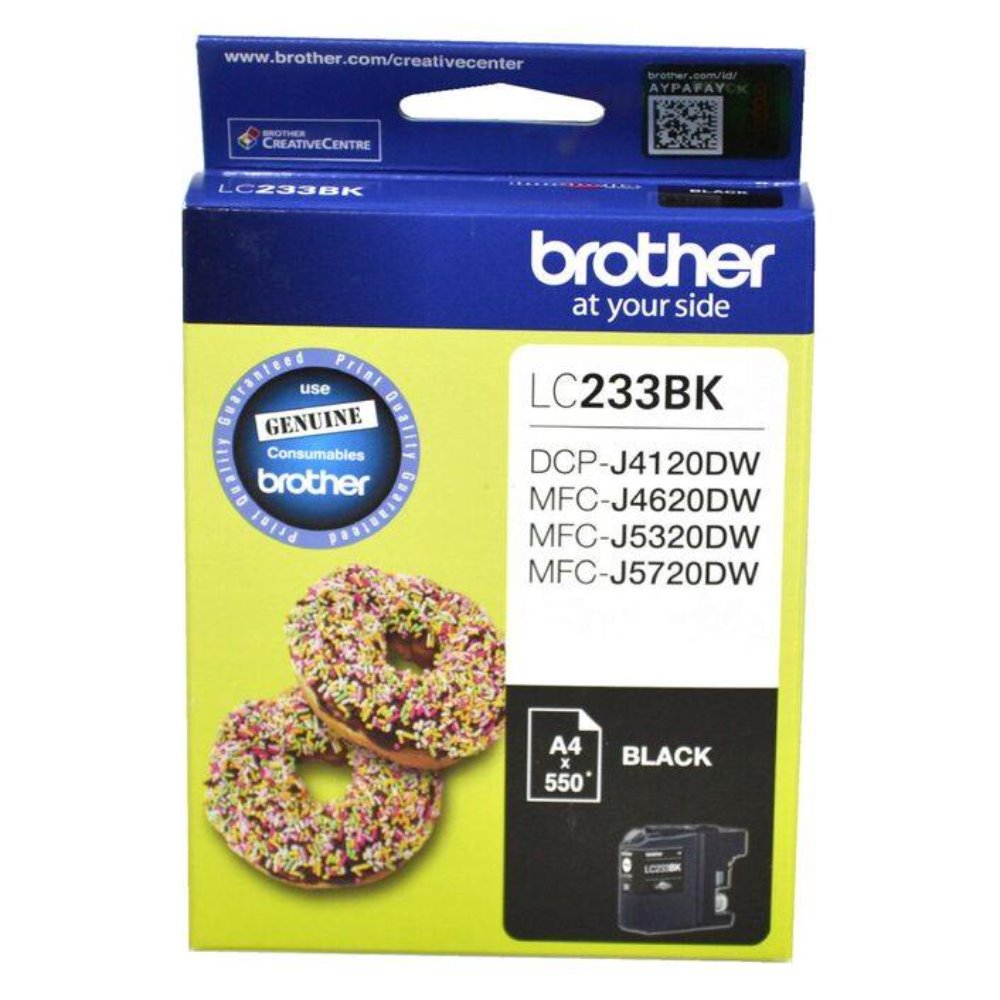 LC233 Brother genuine black ink