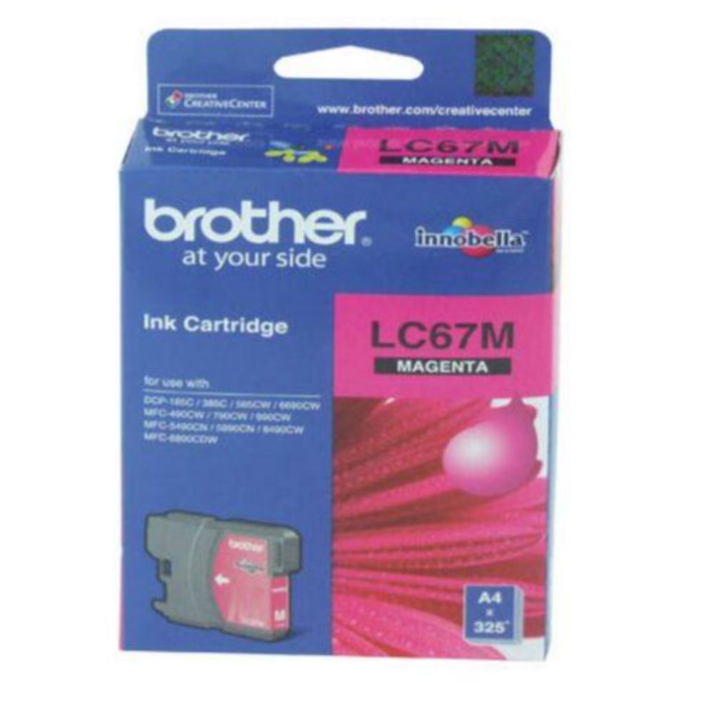 LC67 Brother genuine magenta ink