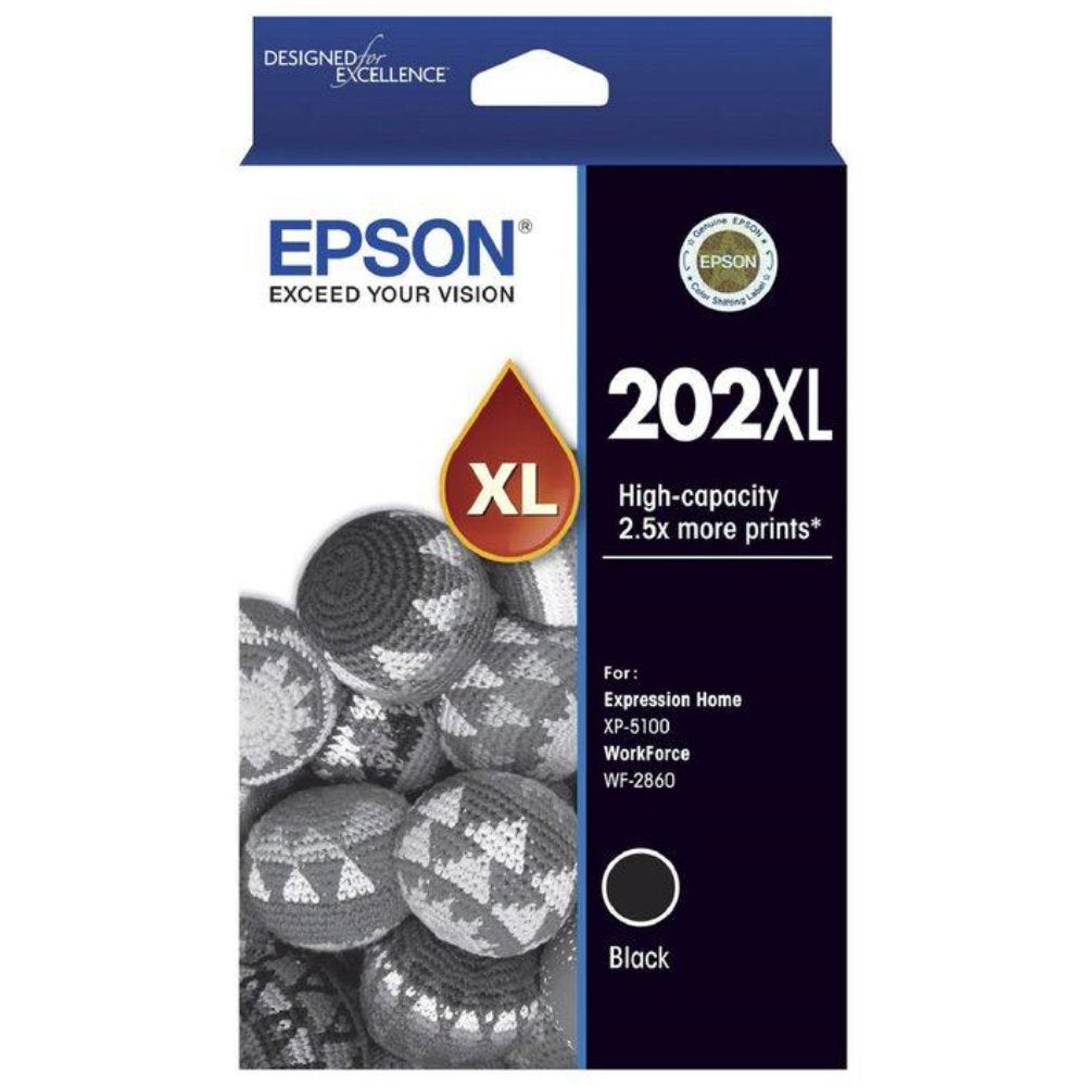 T202XL Epson Genuine Black Ink
