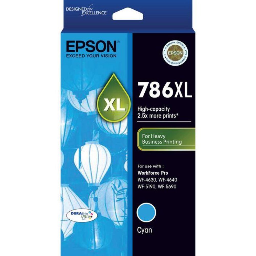 T786XL Epson Genuine Cyan Ink