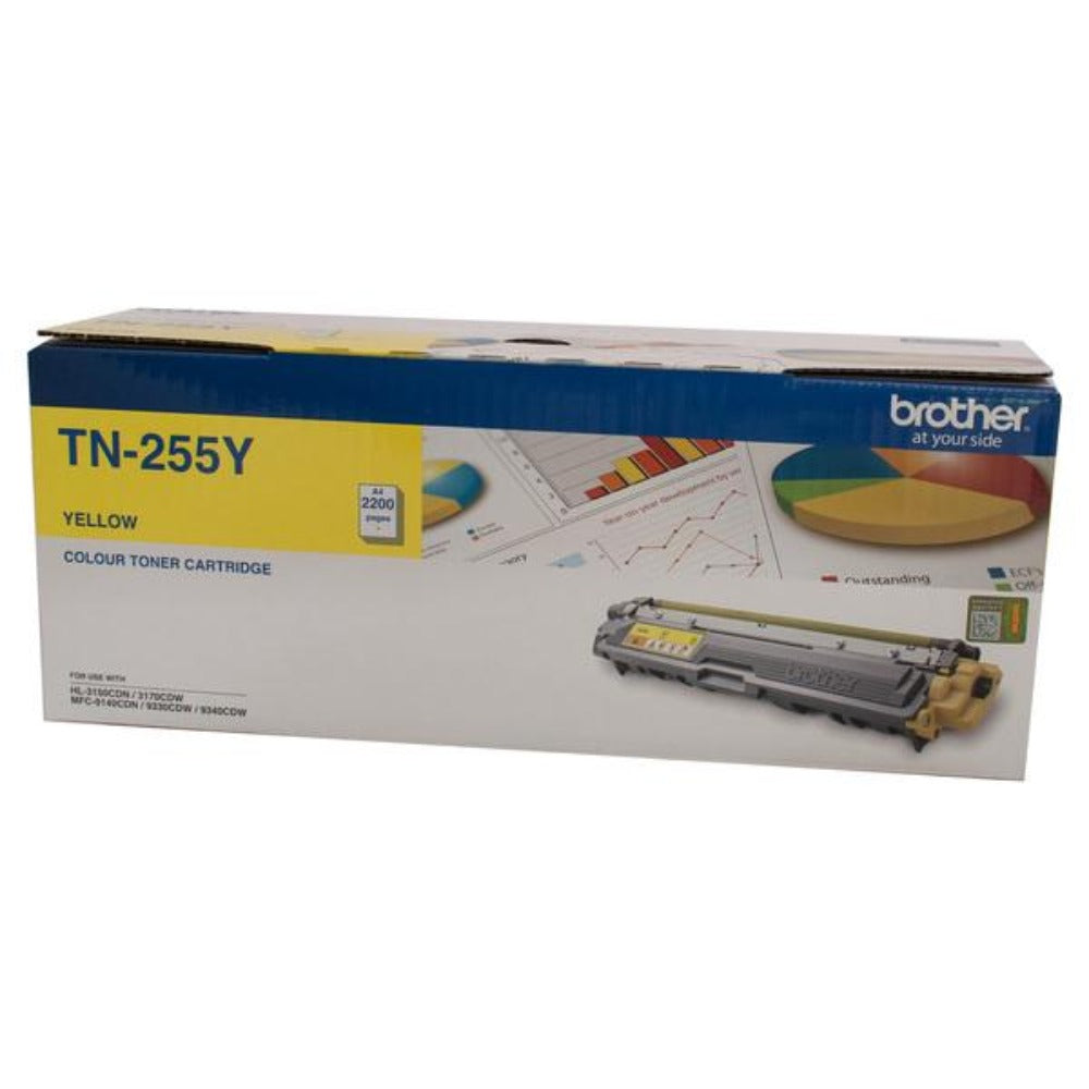 TN255 Brother genuine yellow toner