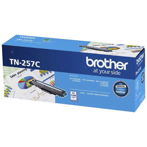 TN257 genuine Brother cyan toner