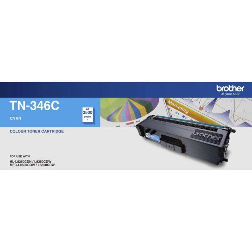 TN346 Brother genuine cyan toner