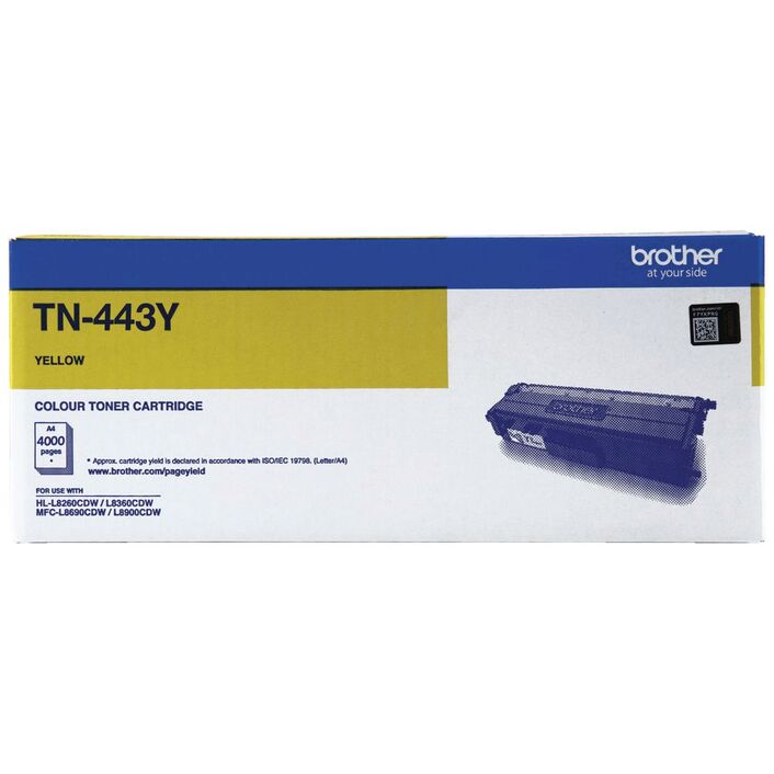 Genuine TN443 yellow toner cartridge