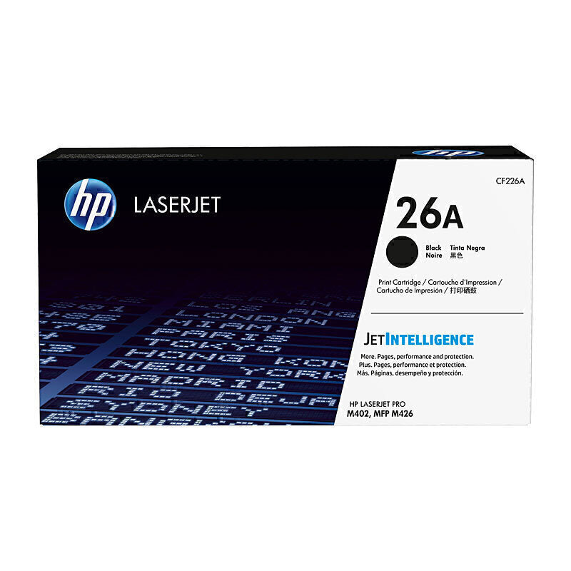 Genuine HP #26A Black Toner CF226A