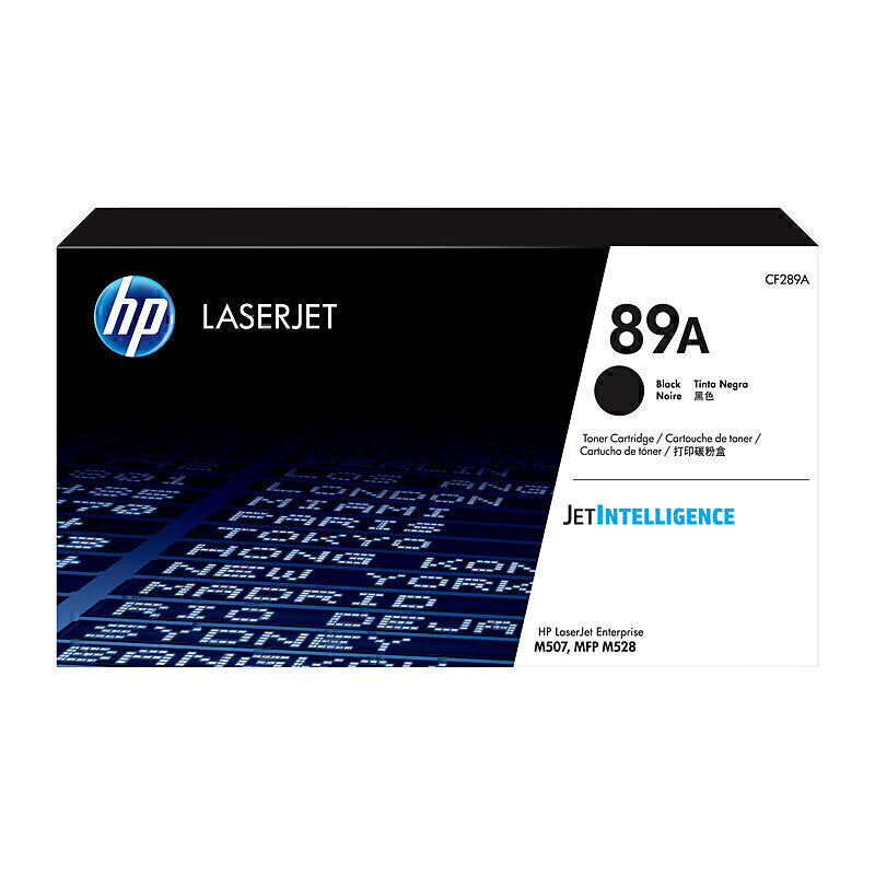 Genuine HP #89A Black Toner CF289A
