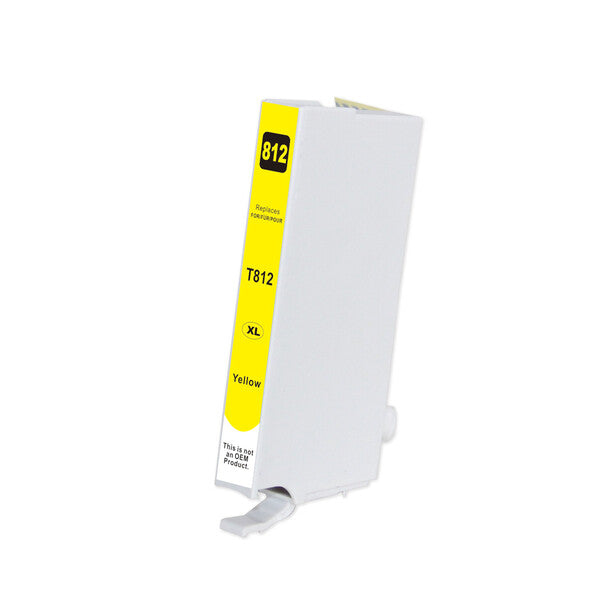 Compatible Epson 812XL yellow ink cartridge