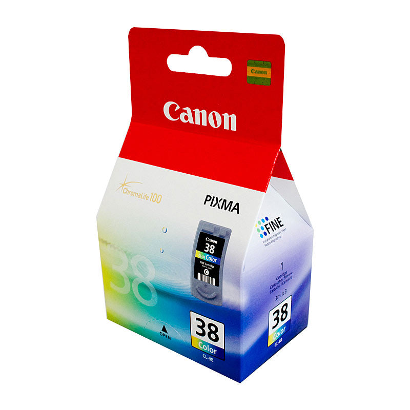 Canon CL38 genuine tri-colour ink cartridge