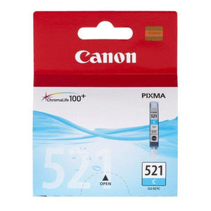 Genuine Canon CLI521 cyan ink cartridge