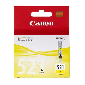 Genuine Canon CLI521 yellow ink cartridge