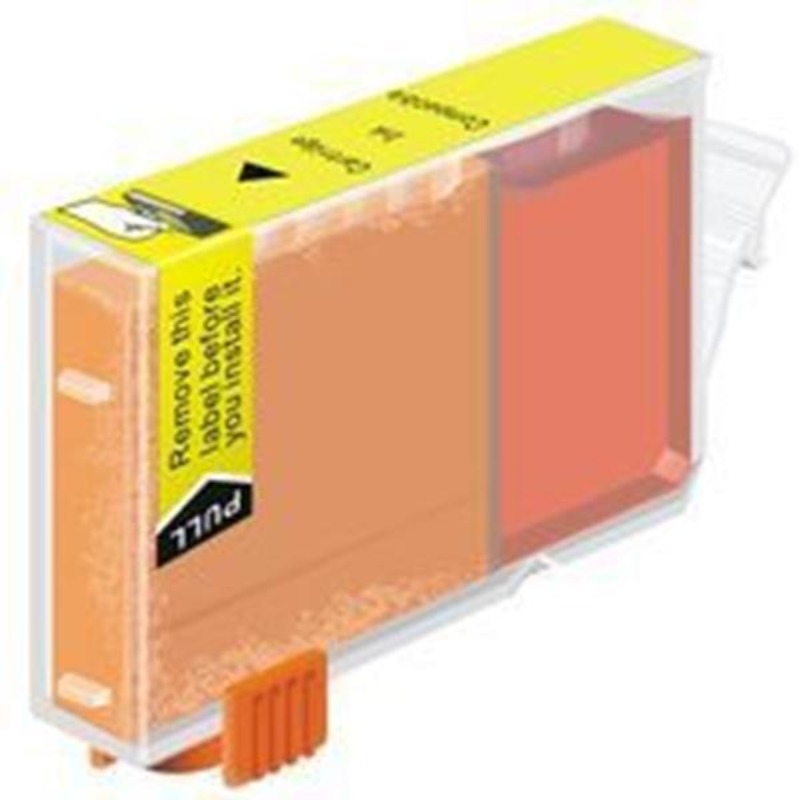Canon CLI521 compatible yellow ink cartridge