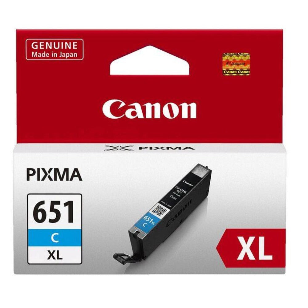 Canon CLI651XL genuine cyan ink refill