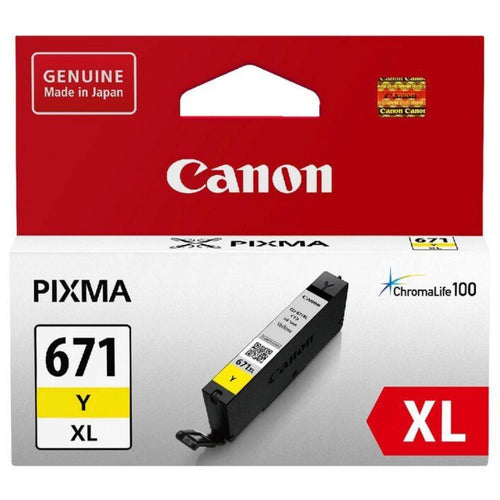Canon CLI671XL genuine yellow ink refill