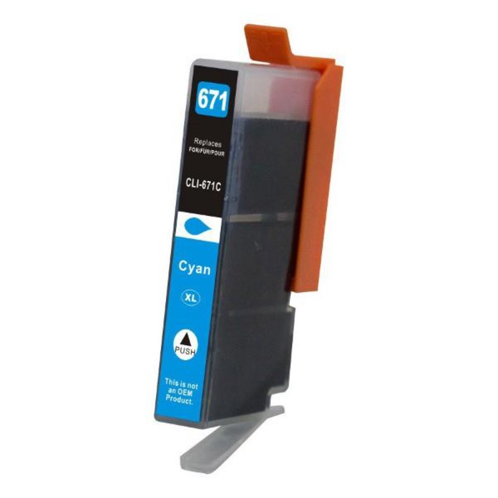 CLI671XL Canon compatible cyan ink