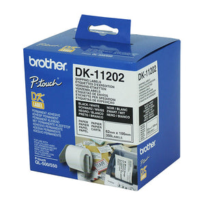 Brother DK-11202 white shipping labels roll
