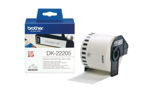 Brother DK-22205 Genuine White Label Roll