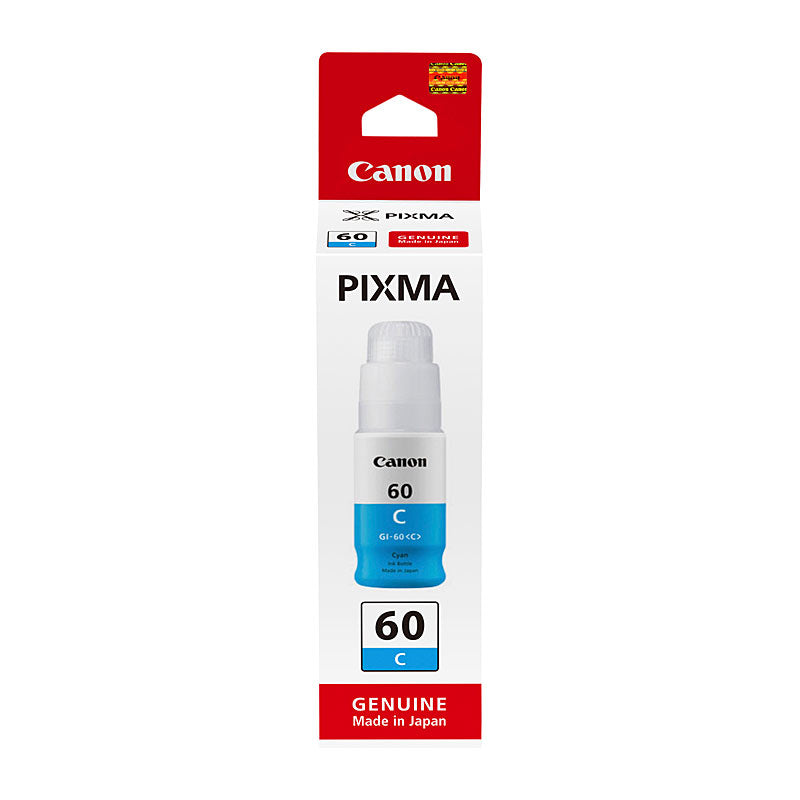 Canon GI60 genuine cyan refill ink bottle