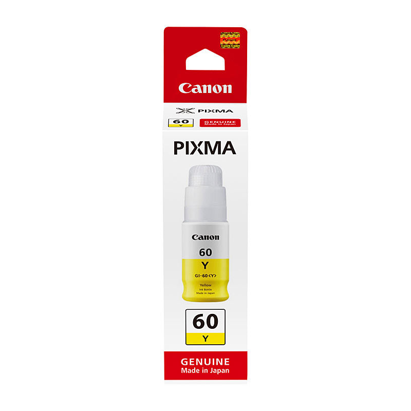 Canon GI60 genuine yellow refill ink bottle