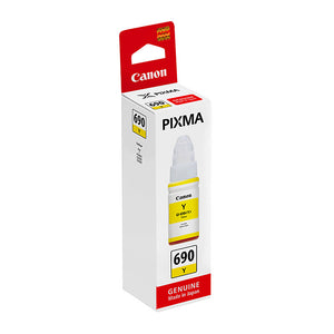 Canon GI690 genuine yellow ink refill bottle