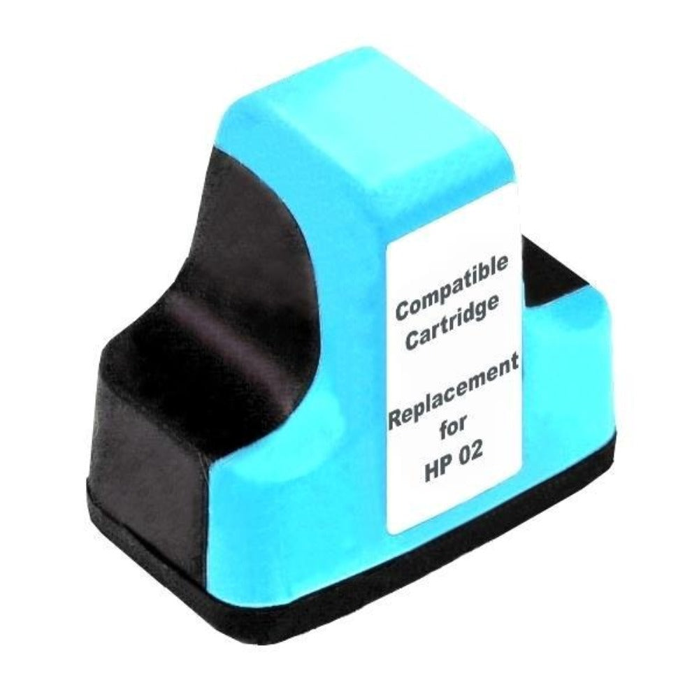 HP02 compatible light cyan ink cartridge