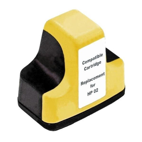 HP02 compatible yellow ink cartridge