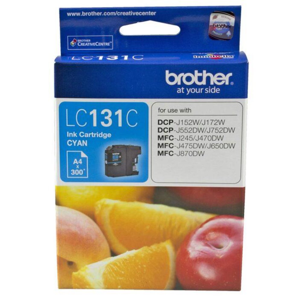LC131 Genuine Brother Cyan Ink