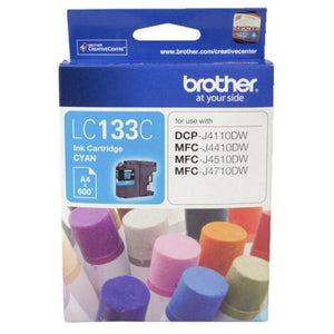 Genuine LC133 Brother cyan ink refill