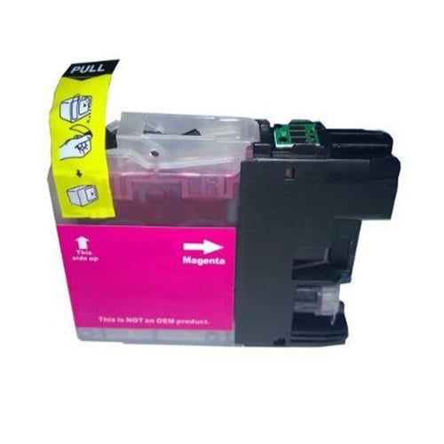 Brother compatible LC133 magenta ink cartridge
