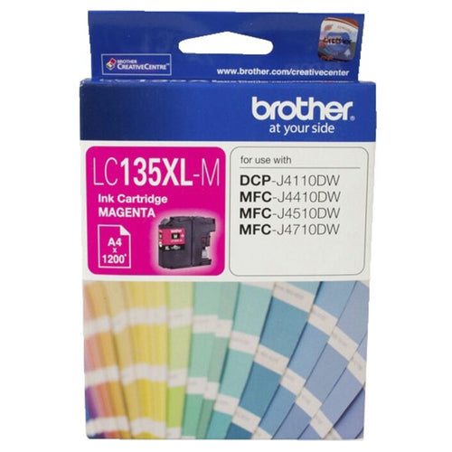 Genuine LC135XL Brother magenta ink refill