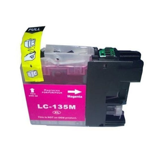 Brother Compatible LC135XL Magenta Ink Cartridge