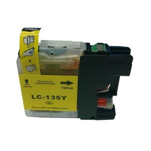 Brother compatible LC135XL yellow ink cartridge