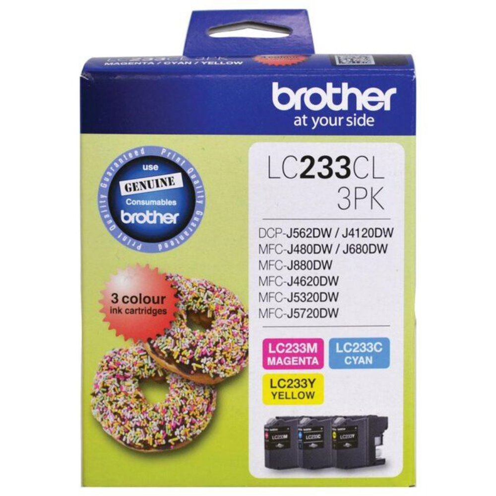 LC233 Brother genuine ink value pack
