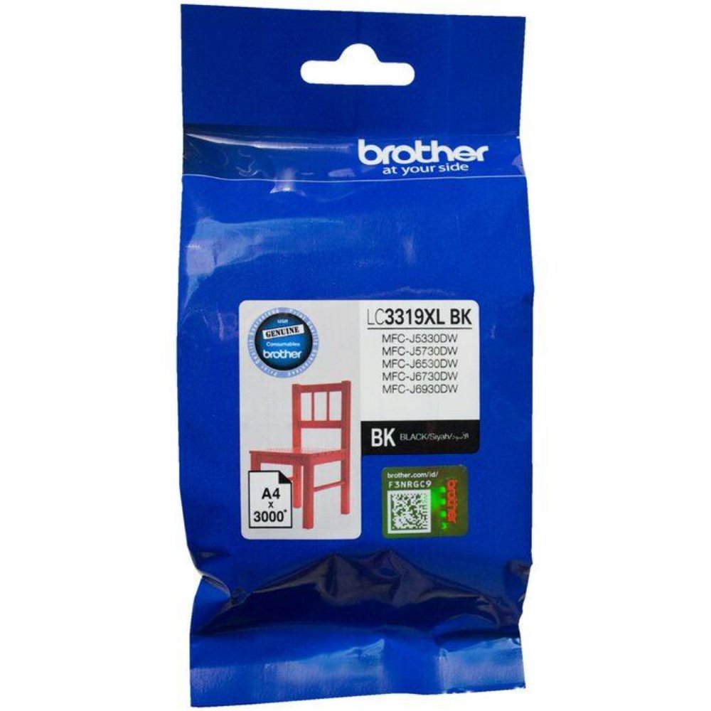 Brother LC3319XL genuine refilled black ink cartridge