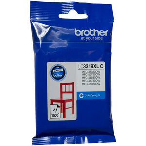 Brother LC3319XL genuine refilled cyan ink cartridge